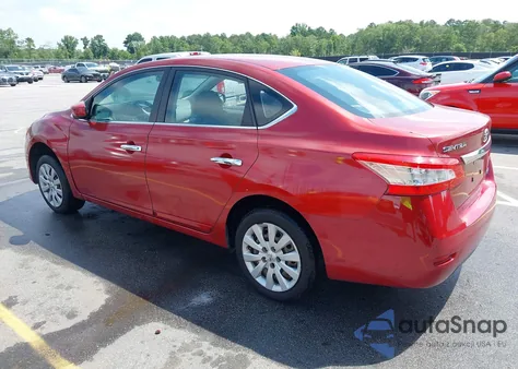 2014 Nissan Sentra Sv from USA, damaged, VIN 3N1AB7AP0EY313228